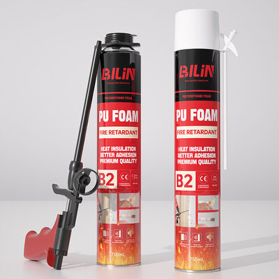 Winter Grade B2 Fire Rated PU Foam Sealant All Season Flame Retardant Expanding Foam