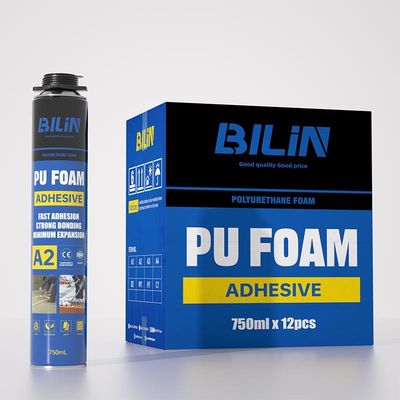 BILIN A2 আঠালো পিইউ ফোম দ্রুত শুকনো পলিউরেথেন ফোম আঠালো হালকা