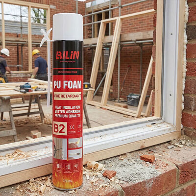 ছাদ নিরোধক অগ্নি প্রতিরোধী পলিউরেথেন ফোম স্প্রে দ্রুত নিরাময় ফ্লেম retardant পিইউ ফোম আঠালো